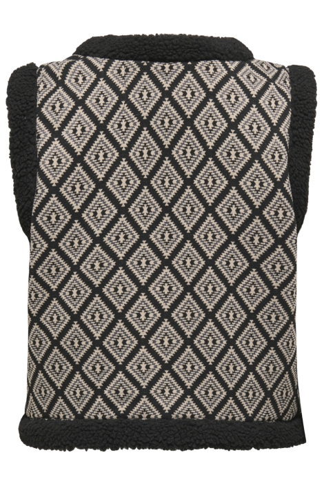 Only onljessie aztec teddy waistcoat cs